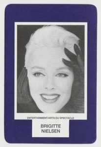 Brigitte Nielsen 1993 Face to Face Game Card - Single Card from Canadian Game - Picture 1 of 2