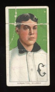 1909-11 T206 Tobacco Baseball Bunk Congalton Sweet Caporal PR