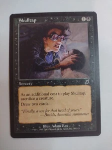 MTG Magic The Gathering Card Skulltap Sorcery Black Scourge  - Picture 1 of 2