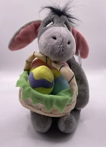 1999 Walt Disney World Winnie The Pooh EEYORE 9” Easter Vintage Plush - Picture 1 of 5