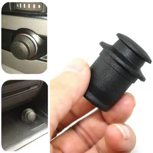Universal In-Car Cigarette Plug Socket Lighter Stopper Cover Trim Black For BMW - Picture 1 of 12