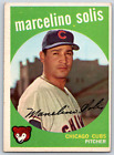 1959 Topps Marcelino Solis #214 Chicago Cubs Rookie Rc Gb Off Center Free Ship!