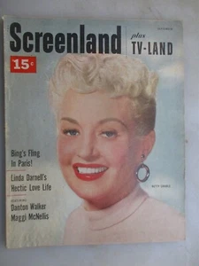 Screenland Magazine - September 1953 Issue - Betty Grable Cover - Picture 1 of 2