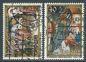 1984 SPAGNA USATO NATALE - F16-7 - Picture 1 of 1