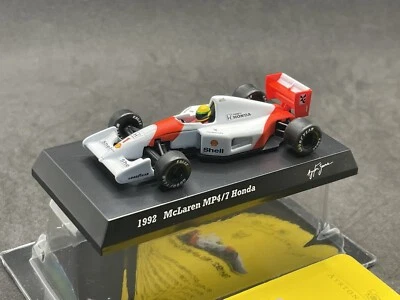 Kyosho 1/64 Ayrton senna collection McLaren MP4/7 Honda 1990 Diecast car 57F1 - Image 1 of 4