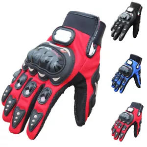 Motorcycle Gloves Touchscreen Non-slip Breathable Motorbike Riding Racing Gloves - Picture 1 of 15