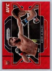 2022 Panini Prizm UFC Red Wave Rookie Amir Albazi - Picture 1 of 2