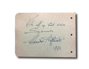 Alexander Kipnis handsigniertes Album Seitenschnitt JSA COA Autogramm Schauspieler Sänger - Bild 1 von 3
