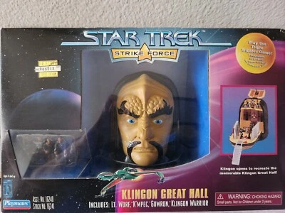MINI JUEGO STAR TREK STRIKE FORCE KLINGON GREAT HALL 1997 PLAYMATES De colección Foto 1 de 4