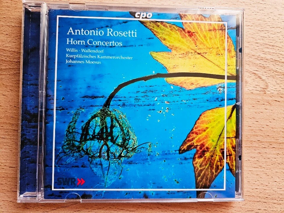 Antonio Rosetti Hornkonzerte Konzerte für 2 Hörner Moesus CD NEU - Bild 1 von 2