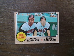 1968 Topps #530 Bird Belters/Brooks Robinson/Frank Robinson VG B