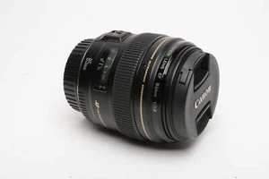 Canon EF 85mm f1.8 USM lens, caps, very clean & sharp, Mint- - Picture 1 of 8