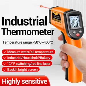 ANENG Laser Infrared Thermometer Gun LCD Digital Display Temperature Measurement - Picture 1 of 26
