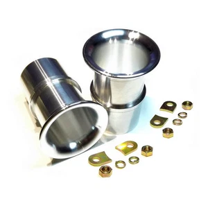 Trumpets 40mm 1 1/2" Weber 40 DCOE slide in Velocity Stacks 2PCS ALLOY air horns - Bild 1 von 2