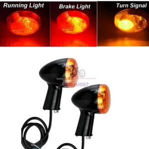 Señales de giro traseras de humo luz LED aptas para Harley Sportster XL 883 XL1200 1992-22 - Imagen 1 de 12
