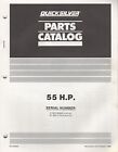 1987 MERCURY QUICKSILVER OUTBOARD 55 HP PARTS MANUAL P/N 90-95695 (369)