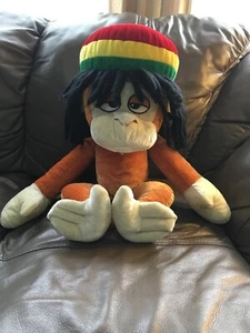 Ideal Toys Direct jamaikanischer Rastafari AFFE braun creme 23 Zoll Plüsch - Bild 1 von 7