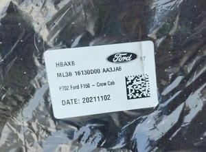 2021-23 Ford F-150 Crew Cab OEM Floor Mats HBAXB ML3B 16130D00 AA3JA6 Black New - Picture 1 of 2