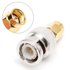 SMA-BNC-JJ RF koncentryczny adapter koncentryczny wtyczka SMA na wtyczkę BNC prosta - Zdjęcie 1 z 8