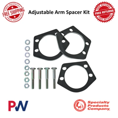 SPC Performance Adjustable Pentagon Arm 1/4" Spacer - Set Of 3 - Universal 94304 - Image 1 of 4