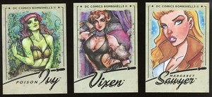 2018 Cryptozoic DC Comics Bombshells 2 II Rainbow Foil Base #09 Vixen