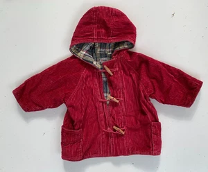 Chaqueta de Lona TARGET Retro Roja Gruesa Cordón Con Capucha Talla 2 - Imagen 1 de 10