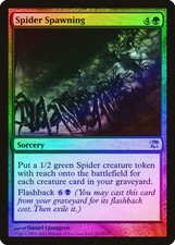 Spider Spawning FOIL Innistrad NM Green Uncommon MAGIC GATHERING CARD ABUGames