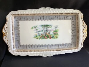 Bandeja de postre vintage Royal Albert “Silver Birch” - defecto menor - Imagen 1 de 5