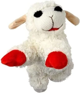 Lambchop Dog Squeaker Toy Soft Plush Dog Toys For Pet Dog Breeds NEW Stocks - Picture 1 of 4