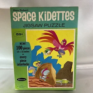 Vintage Space Kidettes Puzzle Whitman 1968 Hanna Barbara 100 Piece - Picture 1 of 5