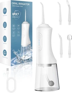Irrigador oral inalámbrico Water Dental Flosser 300ML con 4 puntas de chorro - Imagen 1 de 4