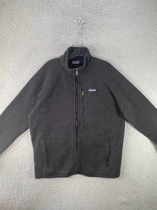 Patagonia Para Hombres Grande Mejor Suéter Negro Cremallera Completa Pullover Chaqueta Tejido Polar - Imagen 1 de 12