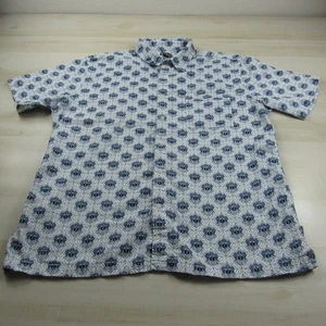 Royal Robbins Shirt Mens Extra Large Blue Button Up Contemporary Fit Cotton - Picture 1 of 11