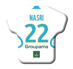 Calamita Simile a T-Shirt Calcio Stagione 2007/2008 Marseille 22 Samir Nasri - Picture 1 of 9