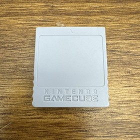 Official Nintendo Gamecube Memory Card  DOL-008 Genuine Grey OEM Tested Working
