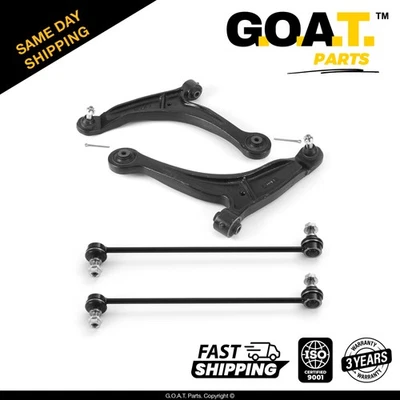 Kit de brazo de control inferior delantero de 4 piezas y barra estabilizadora delantera para Honda Ridgeline 2006-2014 Foto 1 de 4