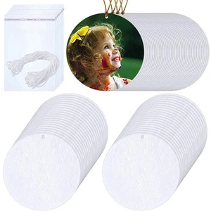 100 StüCke Sublimation Lufterfrischer Rohlinge DIY Lufterfrischer Duftrohli8279 - Afbeelding 1 van 7