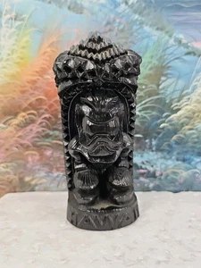 Vintage Lava Tiki Hip Original God of Family Happiness Hawaii Polynesian 1974 - Picture 1 of 6