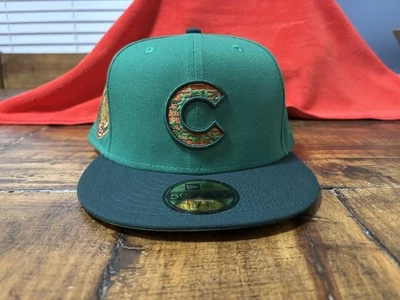 Chicago Cubs Wrigley Field Bricks And Ivy Green New Era Equipado 7 3/4 Lima UV Foto 1 de 4