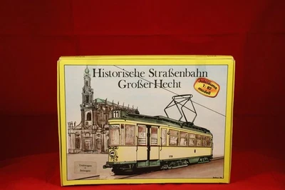 Modellstrassenbahn H0 1:87 Herrmann & Partner Großer Hecht mit BW Art. 12032 - Bild 1 von 2