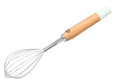 Dr. Oetker Retro Frusta con Manico in Legno Metallo Argento/Marrone 27 x 5  - Immagine 1 di 4