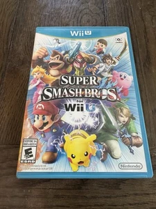 Nintendo Wii U Super Smash Bros. Brothers Game w/case. Tested & works - Picture 1 of 3