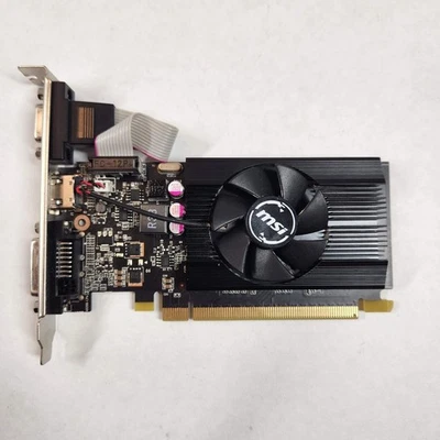 MSI GeForce GT 710 2GB GDDR3 Low Profile Graphics Card (2GD3 LP) - Image 1 of 3