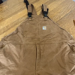 Salopette Carhartt FR Arctic trapuntata foderata marrone anatra 52x30 FRR44 BRN abbigliamento da lavoro - Foto 1 di 19