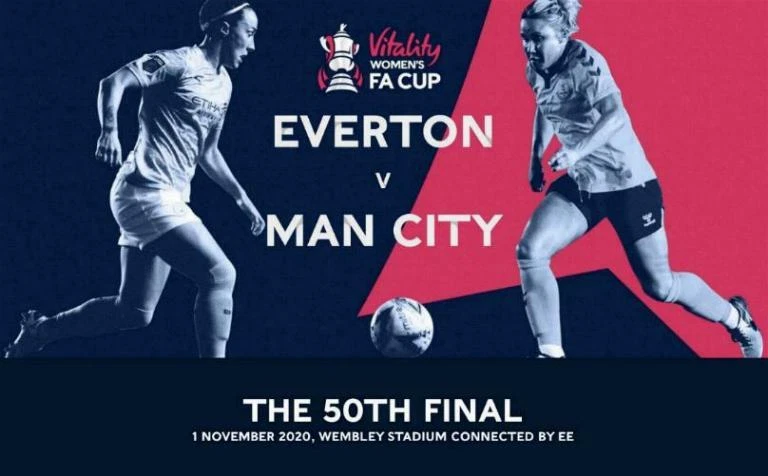 * 2020 WOMENS FA CUP FINAL - MAN CITY v EVERTON (1st November 2020) * - Image 1 of 1