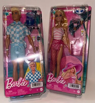 Barbie or Ken Beach Day Deluxe Doll – Barbie Movie Edition, Rare Collectible