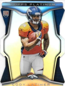 2014 Topps Platinum CODY LATIMER Denver Broncos Rookie Die-Cut REFRACTOR #PDC-CL - Picture 1 of 2