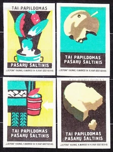 SU LTSR 1988 Matchbox Label #04/88 set 4, An additional source of food. - Imagen 1 de 1