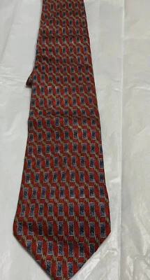 Corbata de cuello para hombre Roundtree y York toda seda hecha a mano EE. UU. clásica Foto 1 de 4