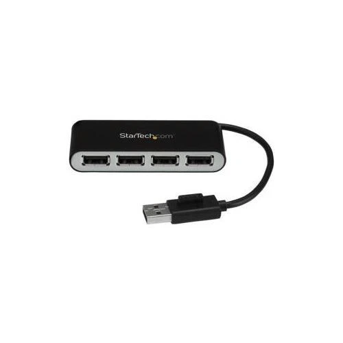StarTech 4-Port Portable USB 2.0 Hub with Built-in Cable ST4200MINI2 - Image 1 of 1